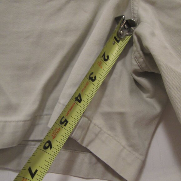 Essentials Size 10 Khaki Tan 100% Cotton Shorts - Picture 5 of 7